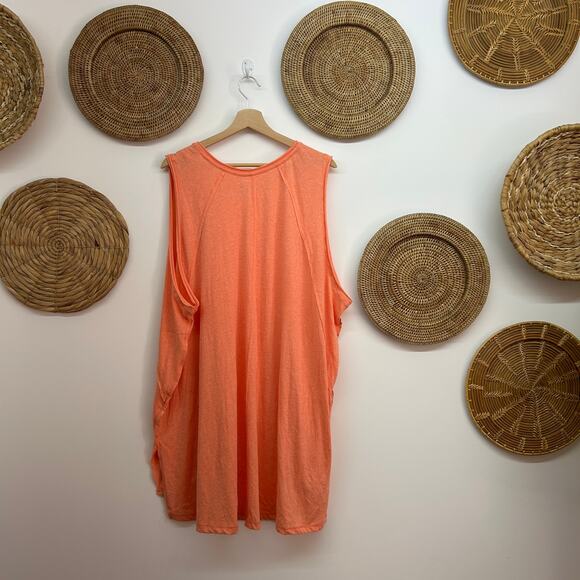 Free People Movement Oversized Long Tank Top Workout Activewear Athleisure Large - Picture 3 of 8